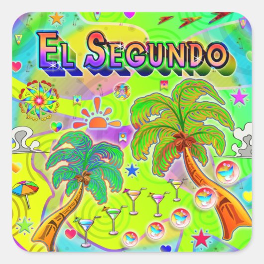 Sticker El Segundo Mind Focus (Voorkant)