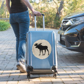 Sticker Élan animal nature rustique (Valise Insitu)