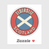 Sticker Elderslie, Écosse (Feuille)