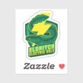 Sticker Eldritch Eels électriques (Feuille)