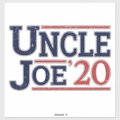 Sticker Élection 2020 - Oncle Joe (Feuille)