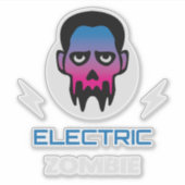 Sticker Electric Zombie Neon (Devant)