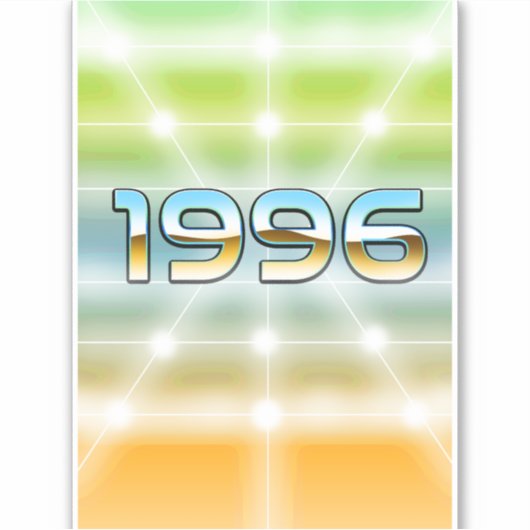 Sticker Électronique 1996 (Devant)