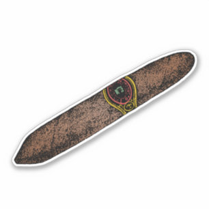 Sticker Élégance vintage : Cigar rétro