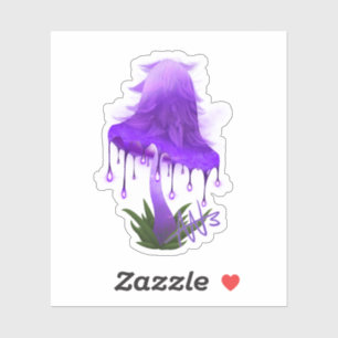 Sticker Élégant Casquette Enky brillant Purple Champagne C