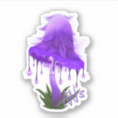 Sticker Élégant Casquette Enky brillant Purple Champagne C (Devant)