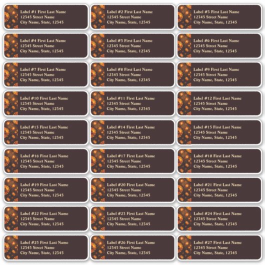 Sticker Elegant Classic Boho Modern Gold #901 Wedding (Devant)