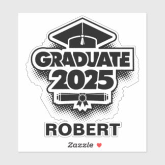 Sticker Elegant Clean Minimal Simple Graduation Classic