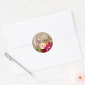STICKER | Elegant Floral Rustic Boho Love Wedding (Envelop)