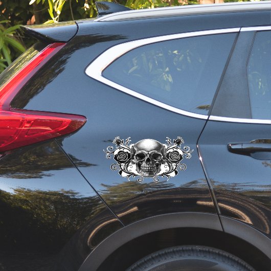 Sticker Élégant Goth Romantique (Coté voiture)