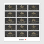 Sticker Elégant Las Vegas Destination Mariage Adresse<br><div class="desc">Célébrez dans le style avec ces élégants et très tendance étiquettes de adresse mariages. Chaque étiquette mesure 1, 25 po x 2, 375 po et il y a 15 étiquettes par feuille. Le modèle est facile à personnaliser avec chaque nom et adresse d'invités et les articles correspondants se trouvent dans...</div>