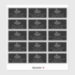 Sticker Elégant Las Vegas Destination Mariage Adresse<br><div class="desc">Célébrez dans le style avec ces élégants et très tendance étiquettes de adresse mariages. Chaque étiquette mesure 1, 25 po x 2, 375 po et il y a 15 étiquettes par feuille. Le modèle est facile à personnaliser avec chaque nom et adresse d'invités et les articles correspondants se trouvent dans...</div>