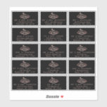 Sticker Elégant Las Vegas Destination Mariage Adresse<br><div class="desc">Célébrez dans le style avec ces élégants et très tendance étiquettes de adresse mariages. Chaque étiquette mesure 1, 25 po x 2, 375 po et il y a 15 étiquettes par feuille. Le modèle est facile à personnaliser avec chaque nom et adresse d'invités et les articles correspondants se trouvent dans...</div>