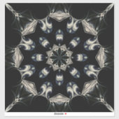 Sticker Elégant Mandala (Feuille)