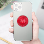 Sticker Élégant rouge moderne (Téléphone)