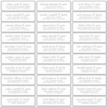 Sticker Élégant Simple Chic Mariage Nom d'hôte Adresse<br><div class="desc">Composé de simple sans serif et de typographie serif moderne. Ces éléments sont simples,  élégants et modernes. Il y a 30 autocollants. Il est conçu par White Paper Birch Co. exclusif pour Zazzle. Disponible ici : http://www.zazzle.com/store/whitepaperbirch</div>