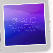 Sticker Élégant texte modifiable et couleur violet moderne