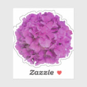 Sticker Elégante magenta rose hydrangée florale roses (Feuille)