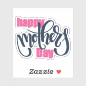 Sticker Élégante typographie | JOLIE JOUR DE LA MÈRE (Feuille)