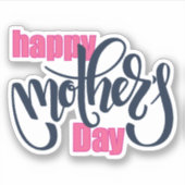 Sticker Élégante typographie | JOLIE JOUR DE LA MÈRE (Devant)