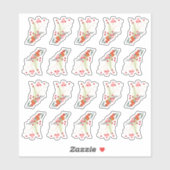 Sticker Élégantes Fleurs de Noël (Feuille)