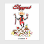 Sticker Eleggua (Feuille)