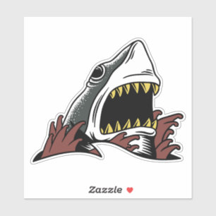 Sticker Élément requin
