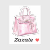 Sticker Éléments de coquette de l'aquarelle (Feuille)