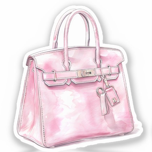 Sticker Éléments de coquette de l'aquarelle (Recto)