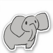 Sticker Eléphant (Devant)