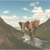 Sticker Eléphant (Devant)