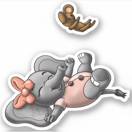 Sticker Eléphant (Devant)