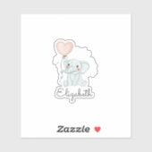 Sticker Eléphant Bébé mignon, Balloon (Feuille)
