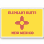 Sticker Elephant Butte NM (Devant)