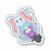 Sticker Elephant comme vélo avec moto.PNG (Devant)