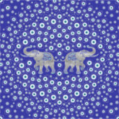 Sticker Eléphant des yeux mal Bonne chance Charme (Devant)