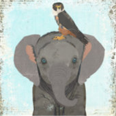 STICKER ÉLÉPHANT & FAUCON (Devant)