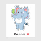 Sticker Elephant Mobile (Feuille)