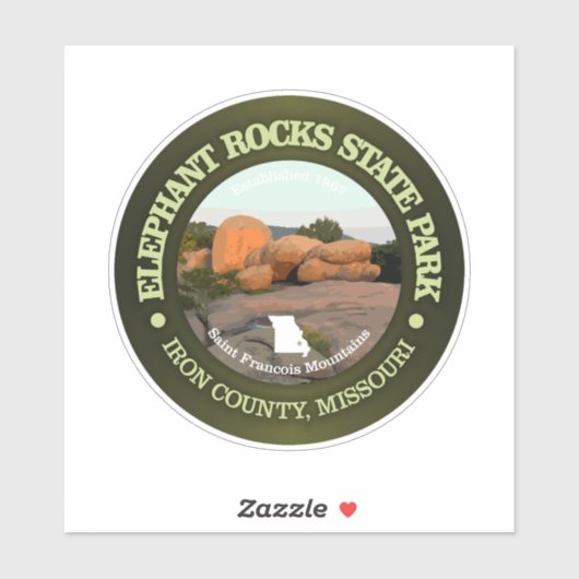 Sticker Elephant Rocks SP (Feuille)