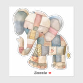 Sticker Elephant Scrapbooking (Feuille)