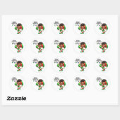 Sticker Elf BMSC Père Noël, Petit Helper, V4 (Feuille)