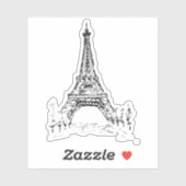 Sticker Elfil Tower Paris (Feuille)