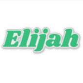 Sticker Elijah (Devant)