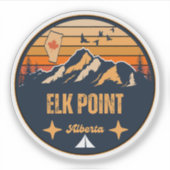 Sticker Elk Point (Alberta) (Devant)