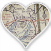Sticker Elkton Maryland (Devant)
