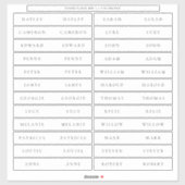 Sticker Ellesmere Place Card Paille drapeaux Dragon Tags (Feuille)