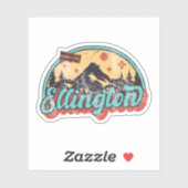 Sticker Ellington, Connecticut (Feuille)