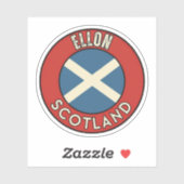 Sticker Ellon, Écosse (Feuille)
