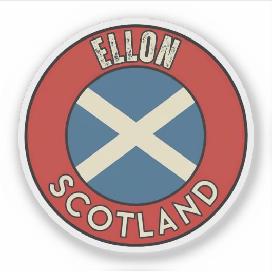 Sticker Ellon, Écosse (Devant)