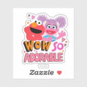 Sticker Elmo & Abby | Wow si adorable (Feuille)